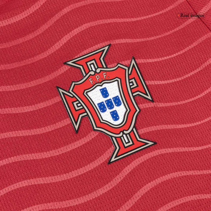 Portugal Tröja 2026 Hemma Långärmad Röd-6