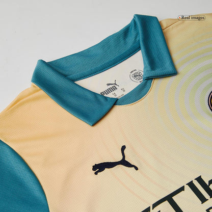 Manchester City Tröja 2024/25 Fourth Away Blå Barn - Definitely City-12