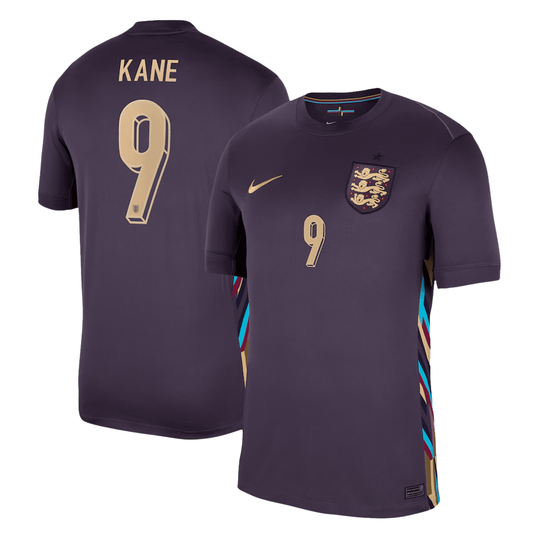 England Tröja KANE #9 2024 Borta Mörkblå