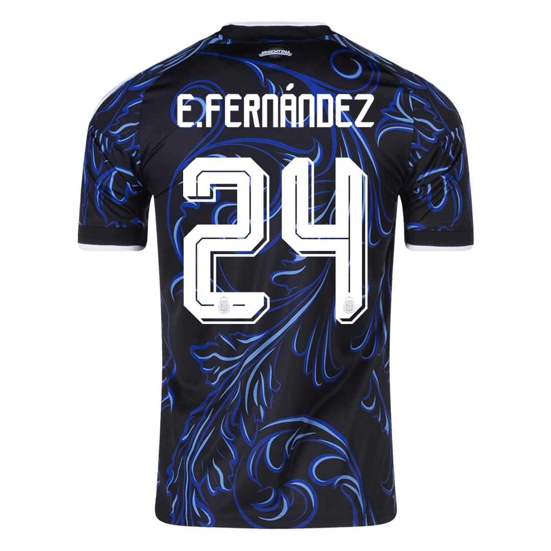 Argentina Tröja E. FERNÁNDEZ #24 2026 Borta Svart
