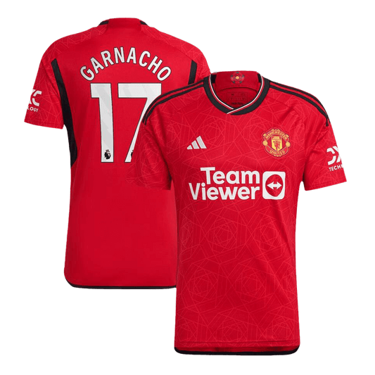 Manchester United Tröja GARNACHO #17 2023/24 Hemma Röd