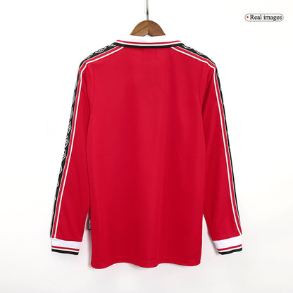 Manchester United Hemmatröja 1998/99 Retro Tröja-8