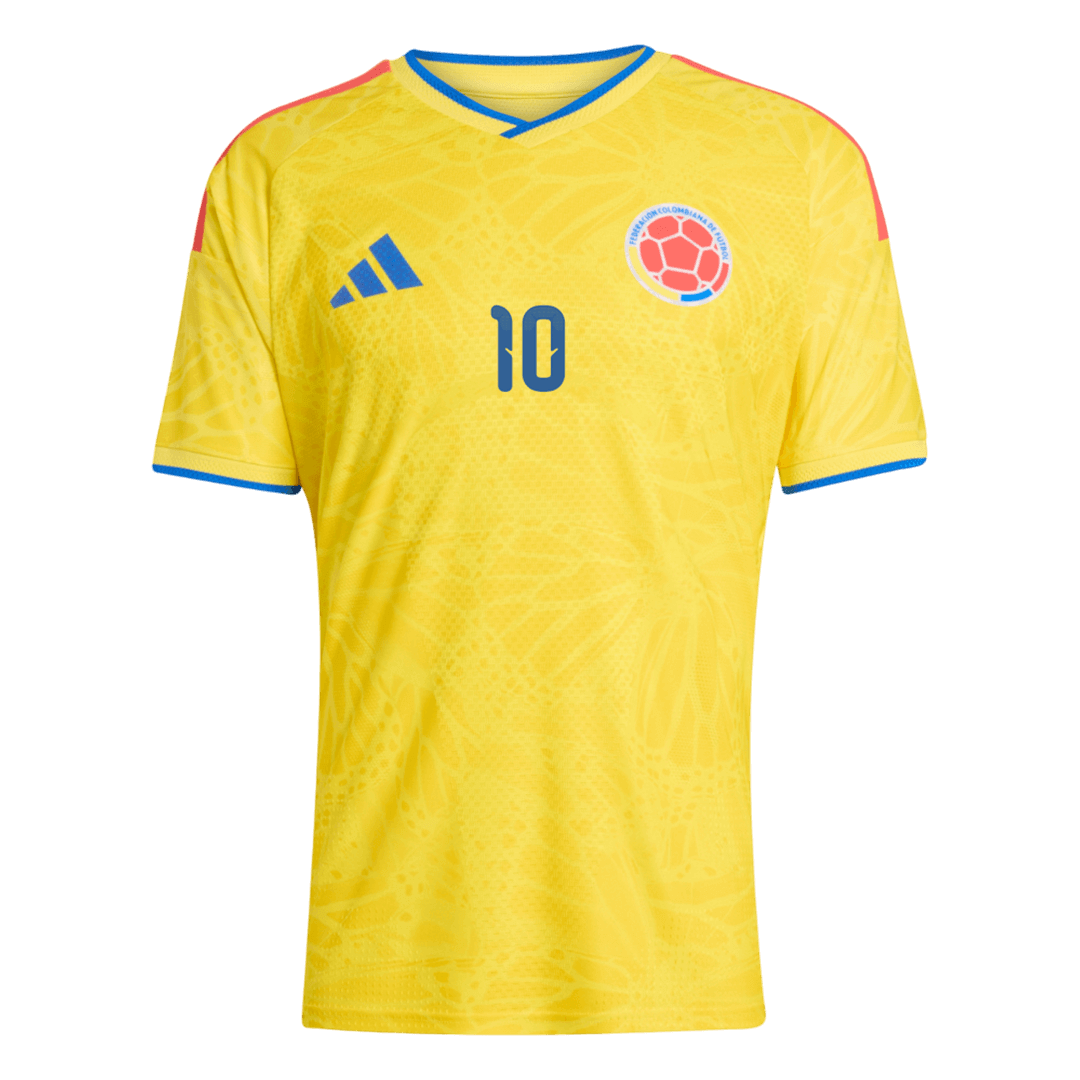 Colombia Tröja JAMES #10 2026 Hemma Autentisk Gul-3
