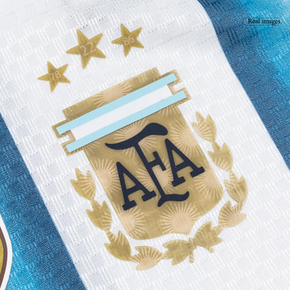 Argentina Tröja 2026 Hemma Långärmad Blå & Vit-8