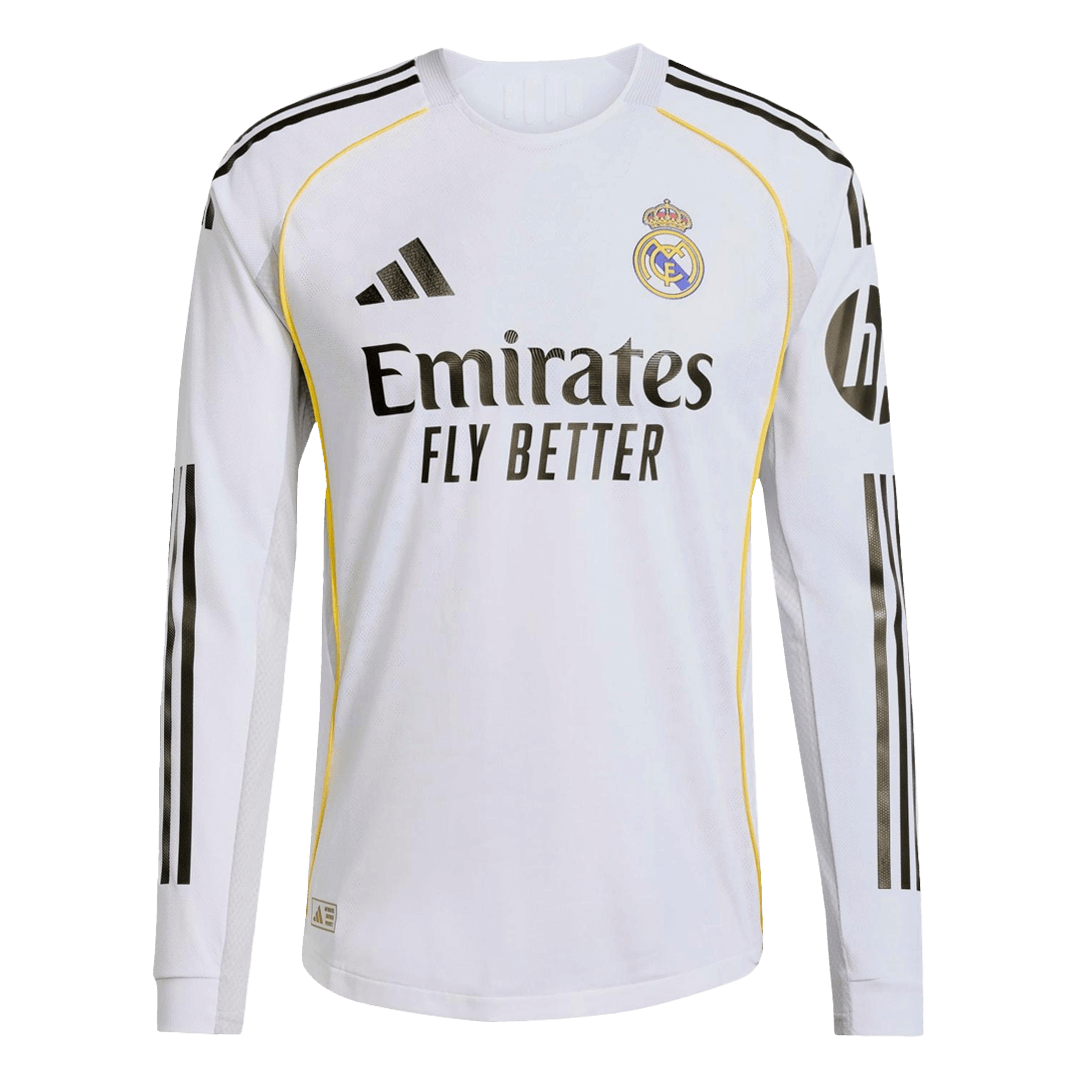 Real Madrid Tröja 2025/26 Hemma Autentisk Vit