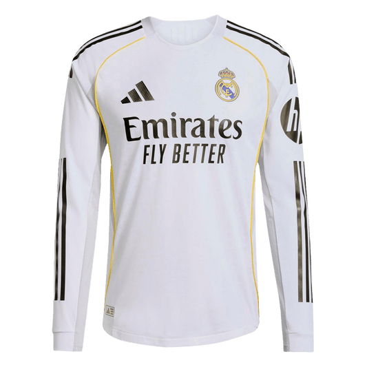 Real Madrid Tröja 2025/26 Hemma Autentisk Vit