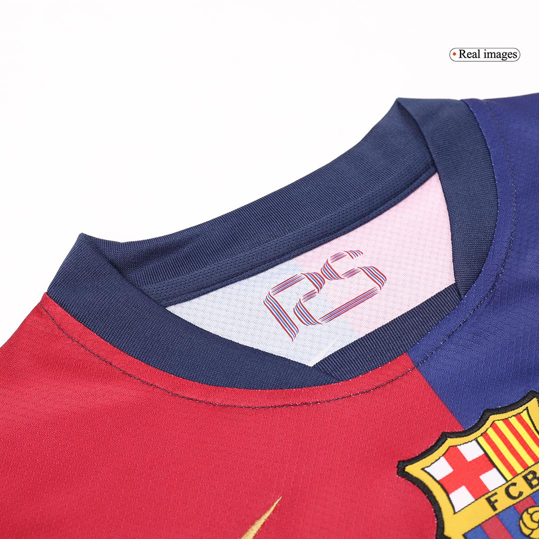 Barcelona Tröja 2024/25 Hemma Röd & Blå Barn-14
