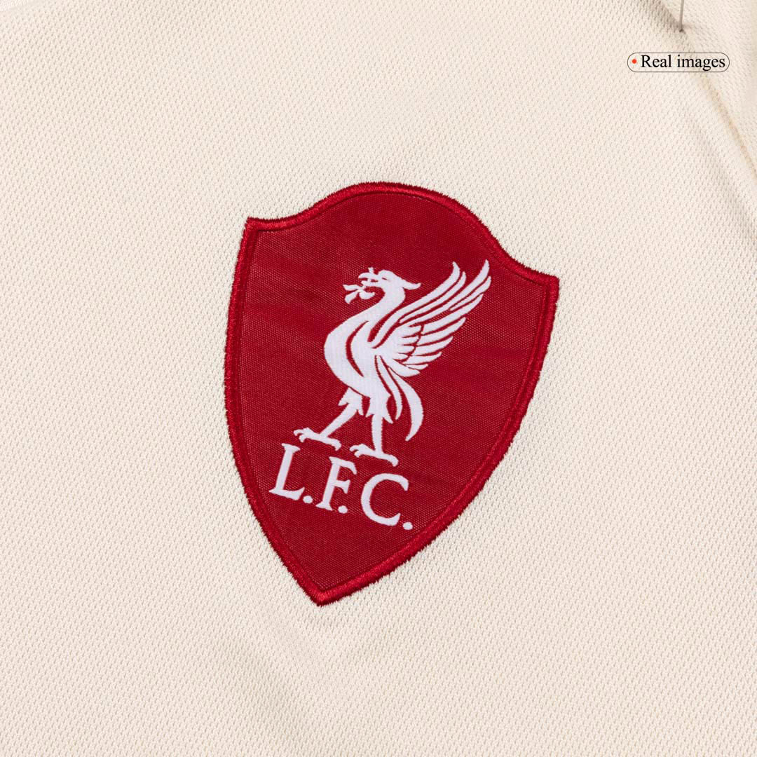 Liverpool Tröja 2025/26 Borta Långärmad Vit