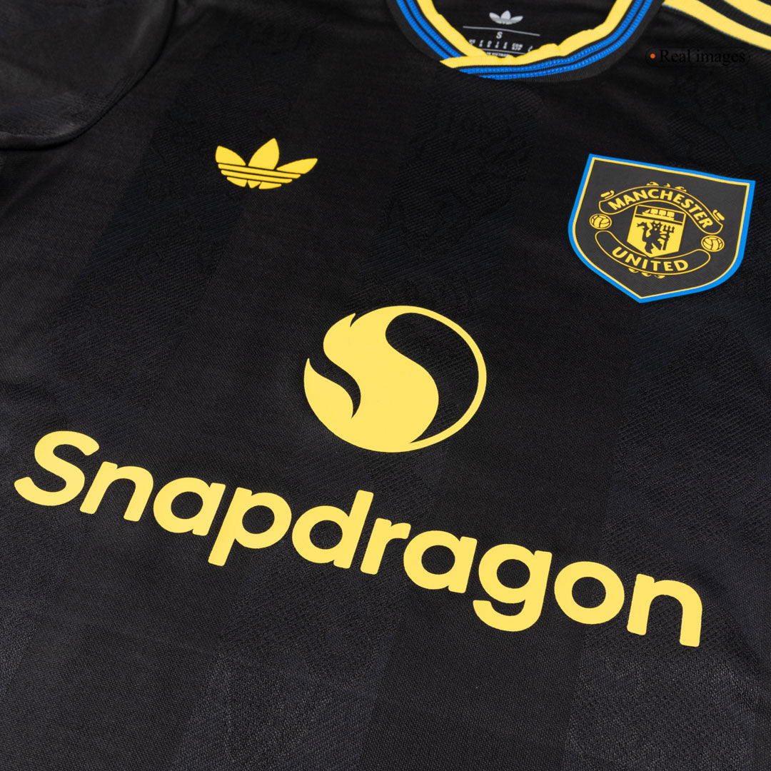 Manchester United Tröja 2025/26 Tredje Svart