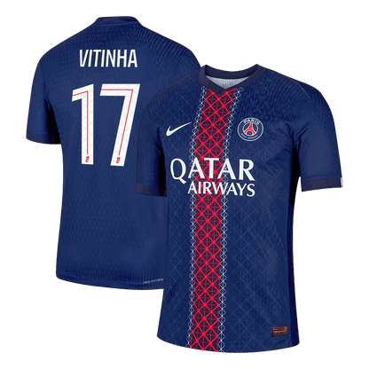 PSG Tröja VITINHA #17 2025/26 Hemma Mörkblå