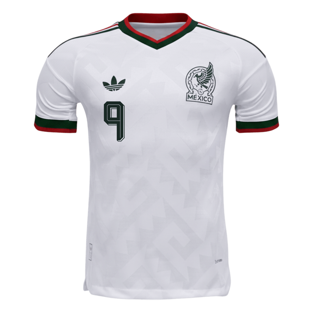 Mexiko Tröja RAÚL #9 2026 Borta Autentisk Vit