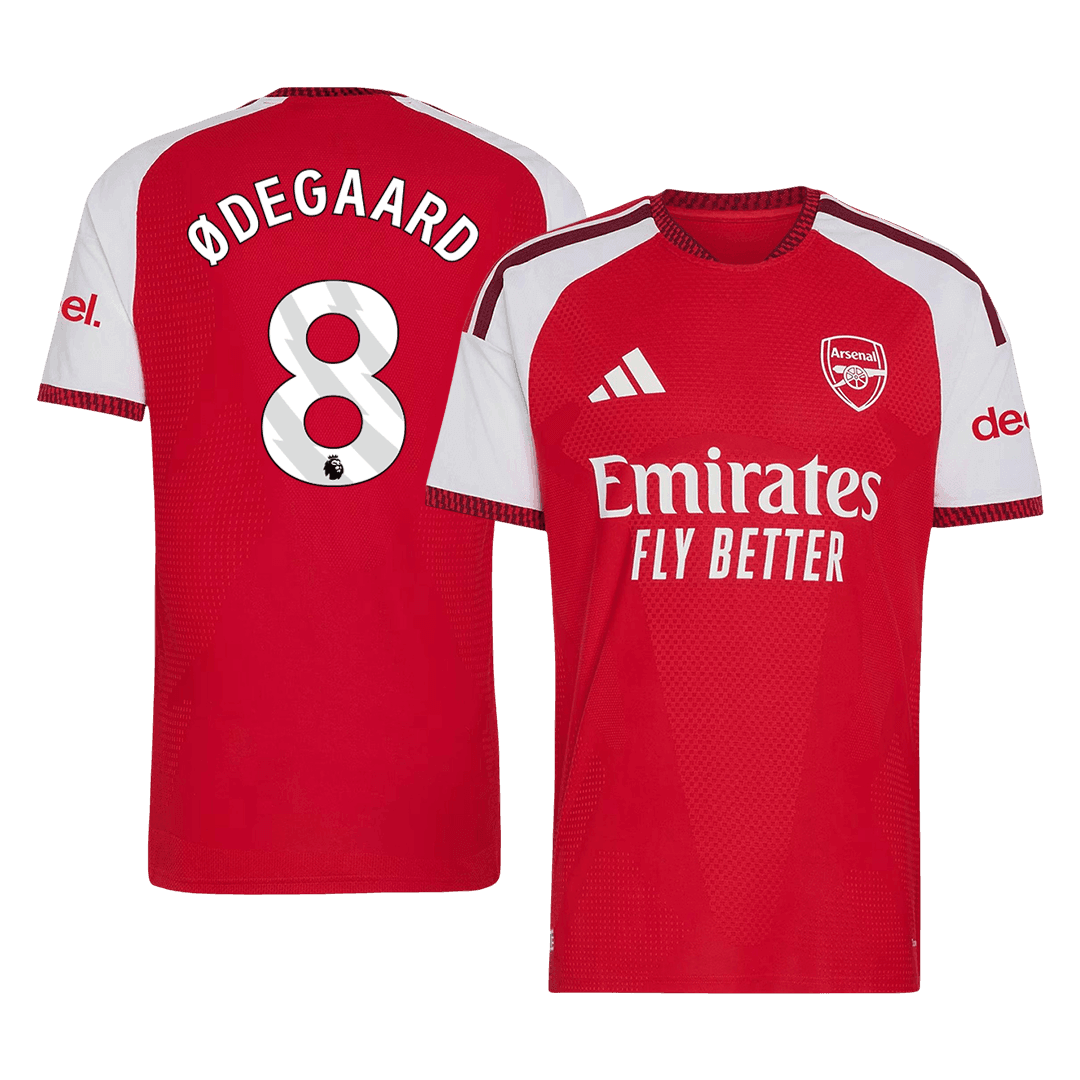 Arsenal Tröja ØDEGAARD #8 2026/27 Hemma Autentisk Röd
