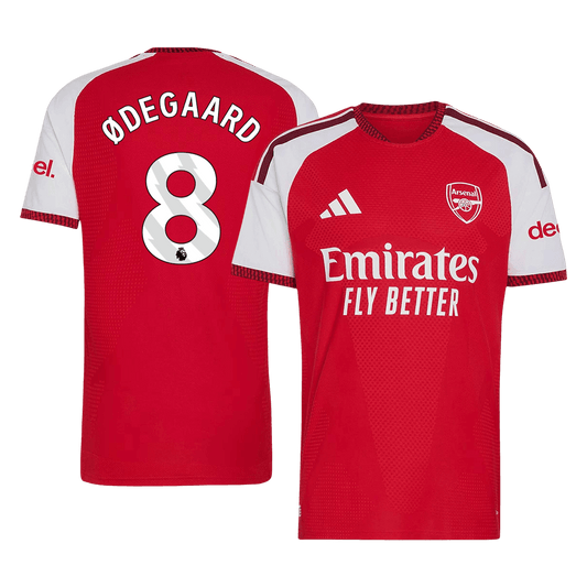 Arsenal Tröja ØDEGAARD #8 2026/27 Hemma Autentisk Röd