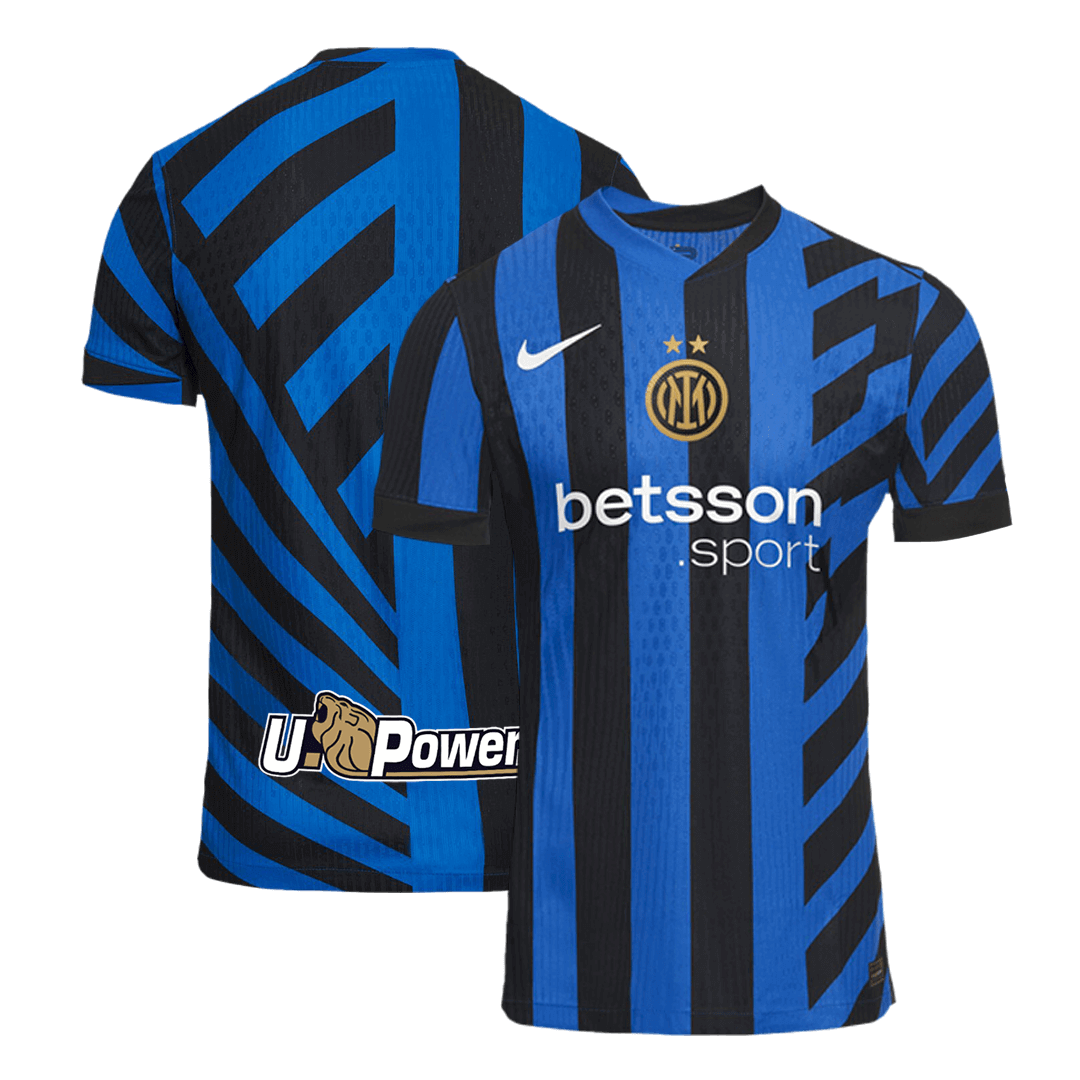 Inter Milan Tröja 2024/25 Hemma Autentisk Blå och svart