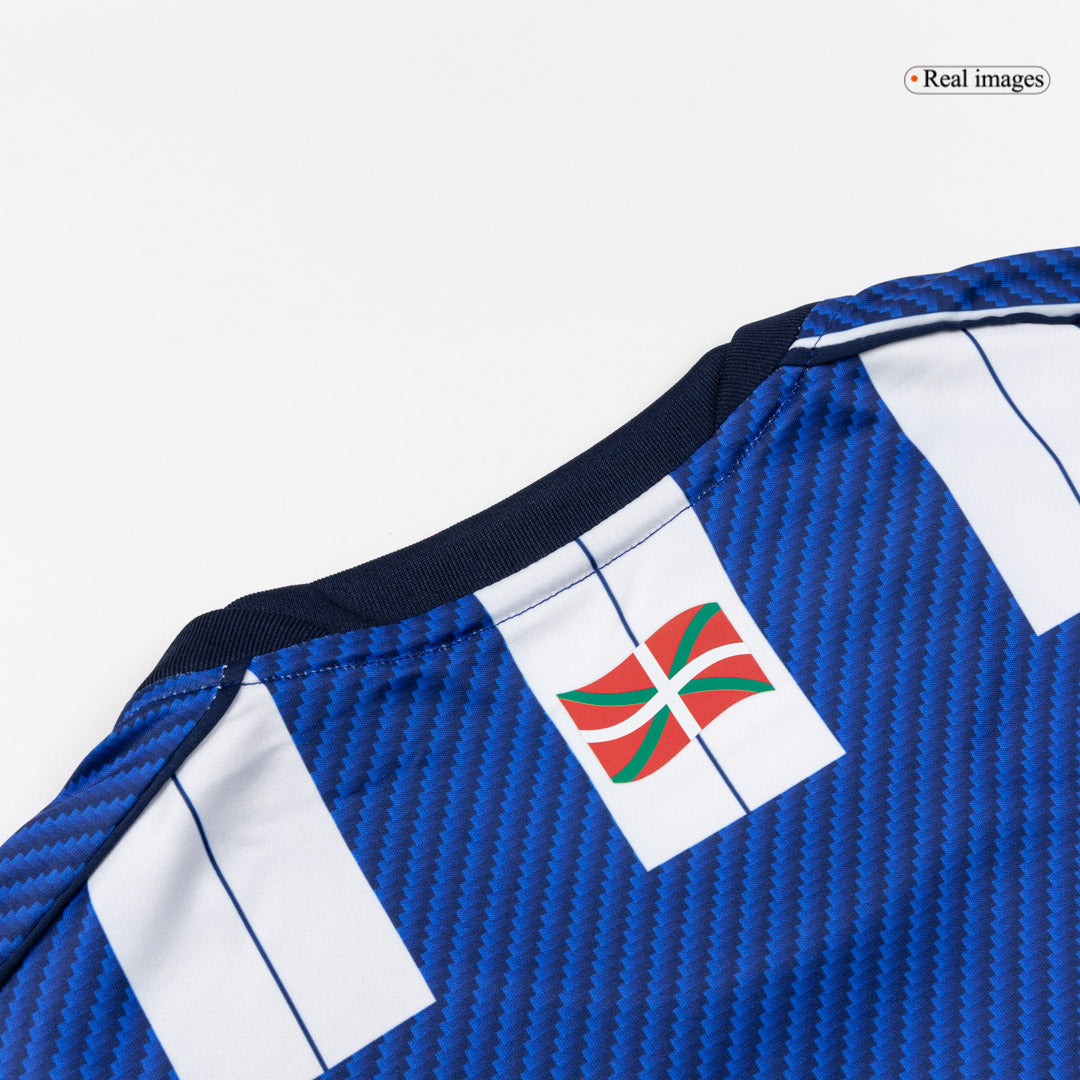 Real Sociedad Tröja 2025/26 Hemma Blå & Vit