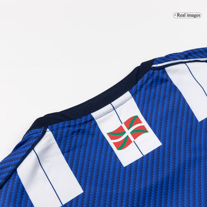 Real Sociedad Tröja 2025/26 Hemma Blå & Vit-3