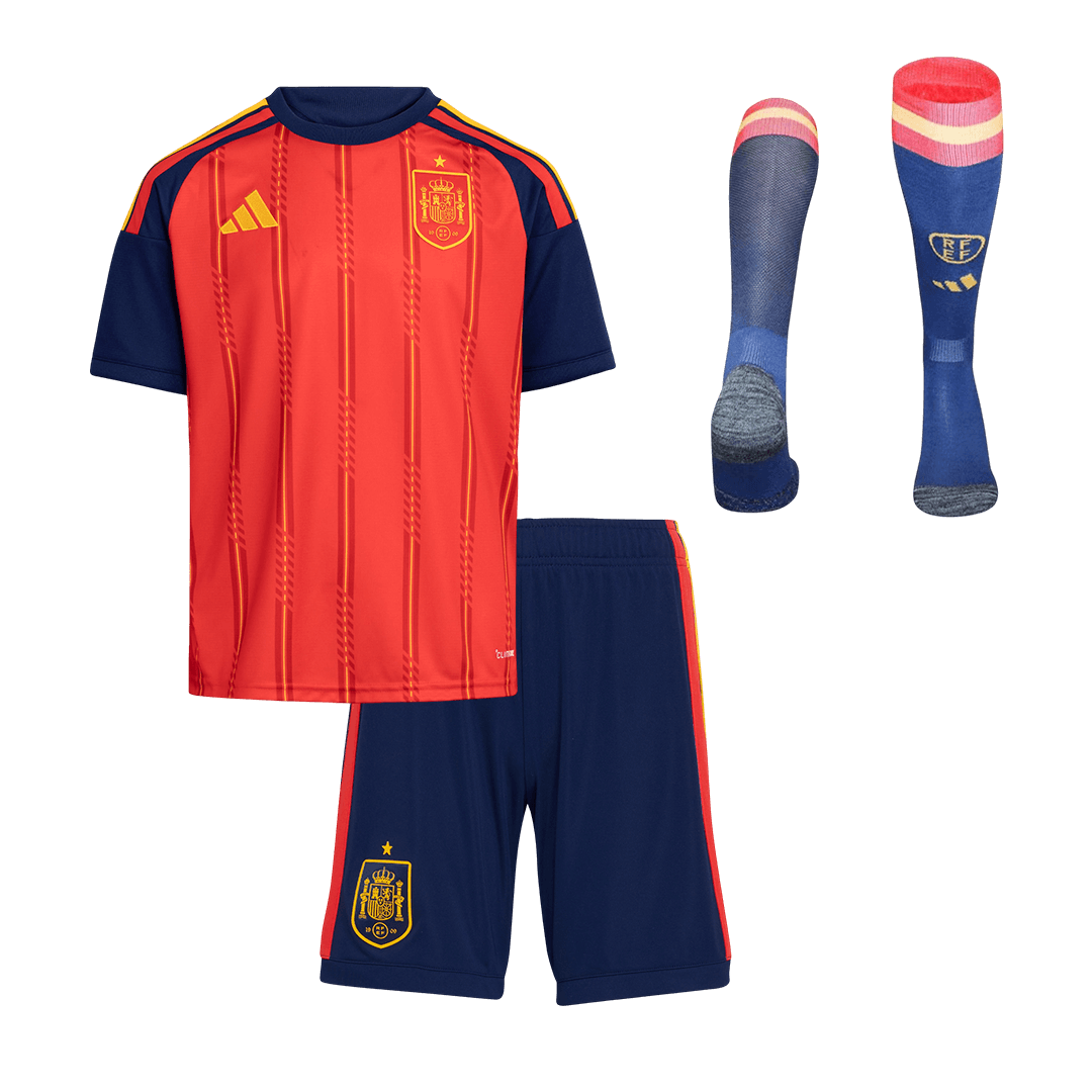 Spanien Tröja 2026 Hemmaställ Röd Barn