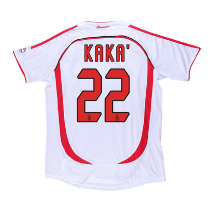 KAKA' #22 AC Milan Bortatröja 2006/07 Retro Tröja
 Vit - UCL