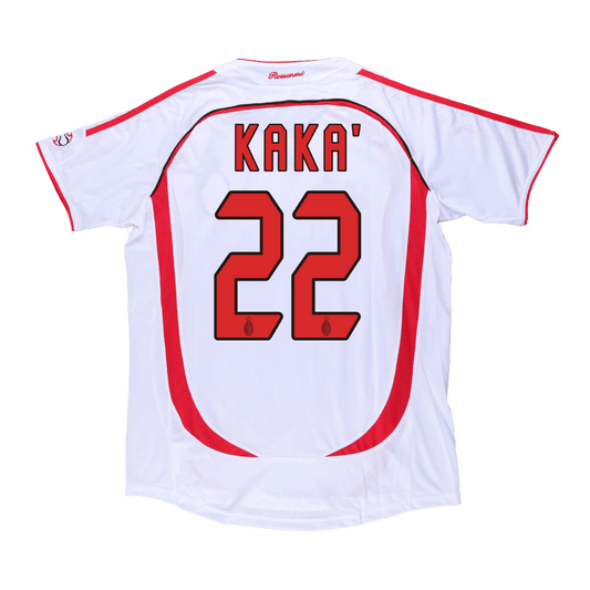 KAKA' #22 AC Milan Bortatröja 2006/07 Retro Tröja
 Vit - UCL