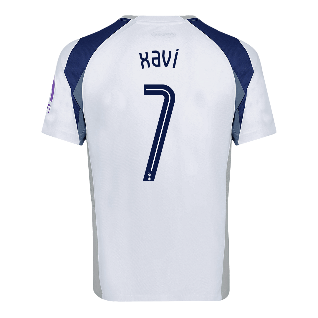 Tottenham Hotspur Tröja XAVI #7 2025/26 Hemma Vit - UCL-9