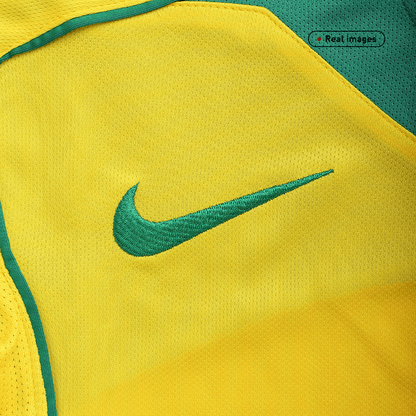 Brasilien Hemmatröja 2004 Retro Tröja
 Gul-3