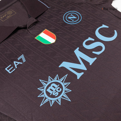 Napoli Tröja 2025/26 Tredje Svart-6