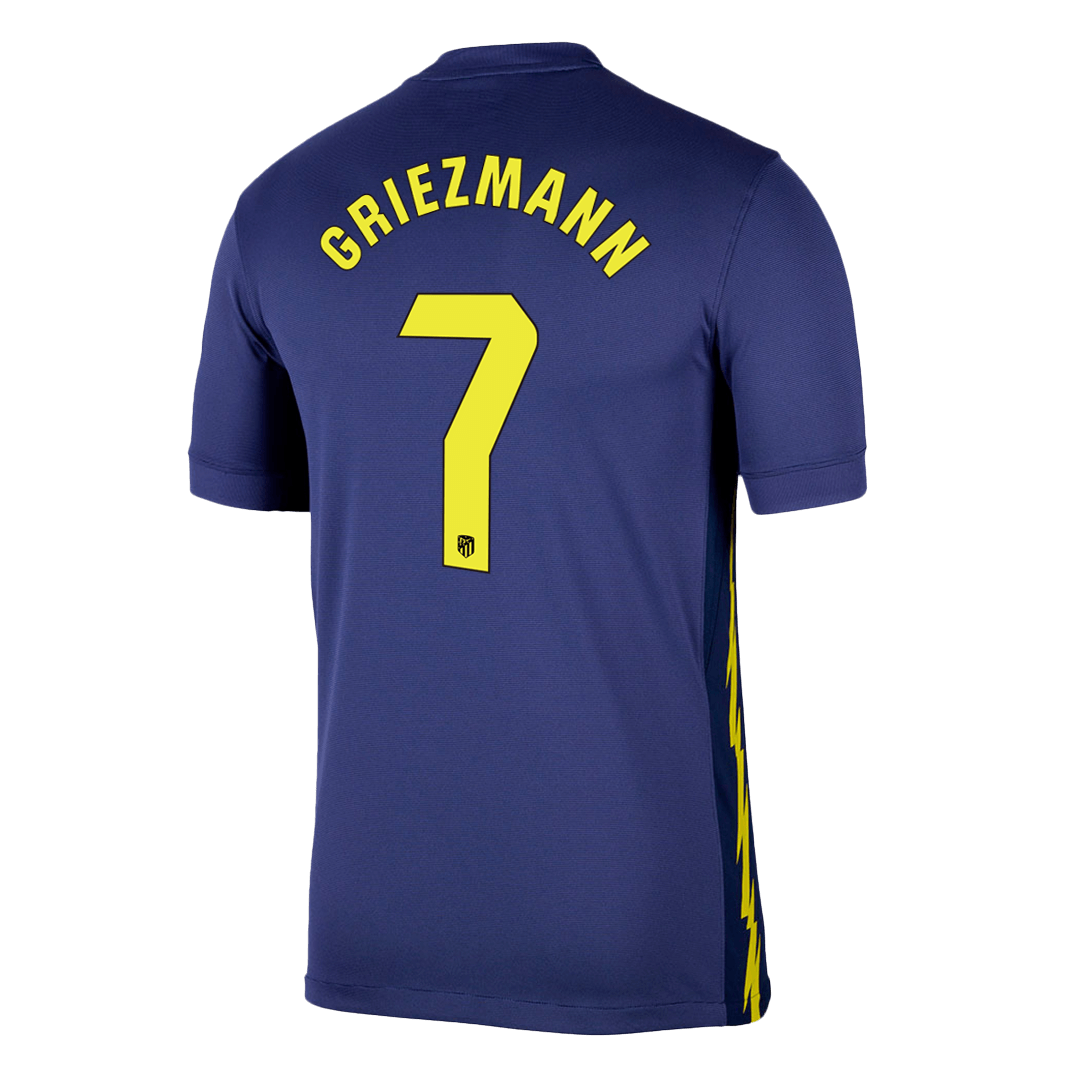 Atletico Madrid Tröja GRIEZMANN #7 2025/26 Borta Mörkblå