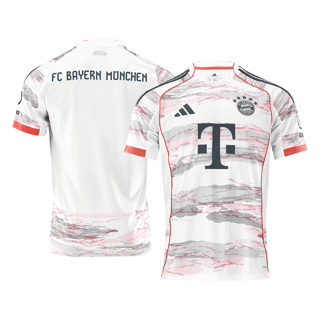 Bayern Munich Tröja 2025/26 Borta Vit-12