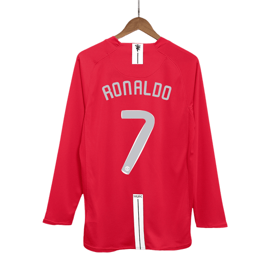 RONALDO #7 Manchester United Hemmatröja 2007/08 Retro Tröja
 Röd - UCL Final