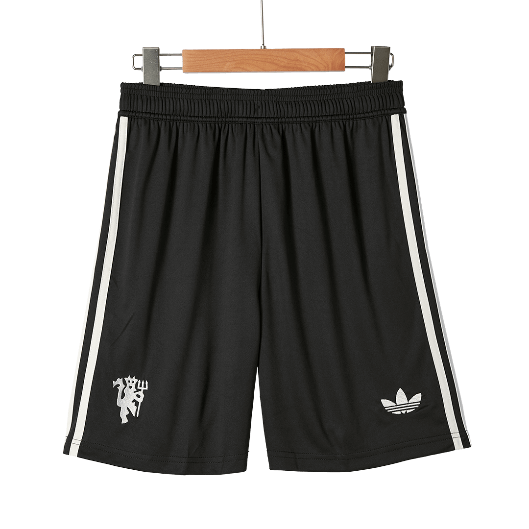 Manchester United Shorts 2024/25 Tredje Grå