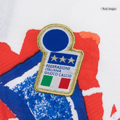 Italien Före matchtröja 1994 Retro Tröja
 Vit-5