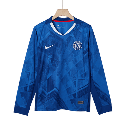Chelsea Tröja 2025/26 Hemma Långärmad Blå-9
