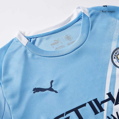 Manchester City Tröja 2025/26 Hemma Långärmad Blå-9