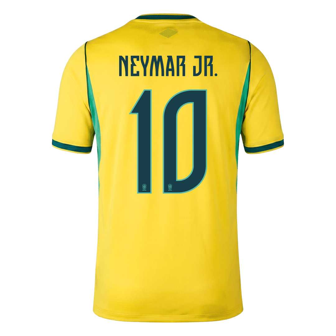 Brasilien Tröja NEYMAR JR. #10 2026 Hemma Gul
