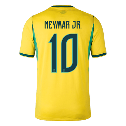 Brasilien Tröja NEYMAR JR. #10 2026 Hemma Gul-5