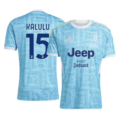 Juventus Tröja KALULU #15 2025/26 Borta Blå