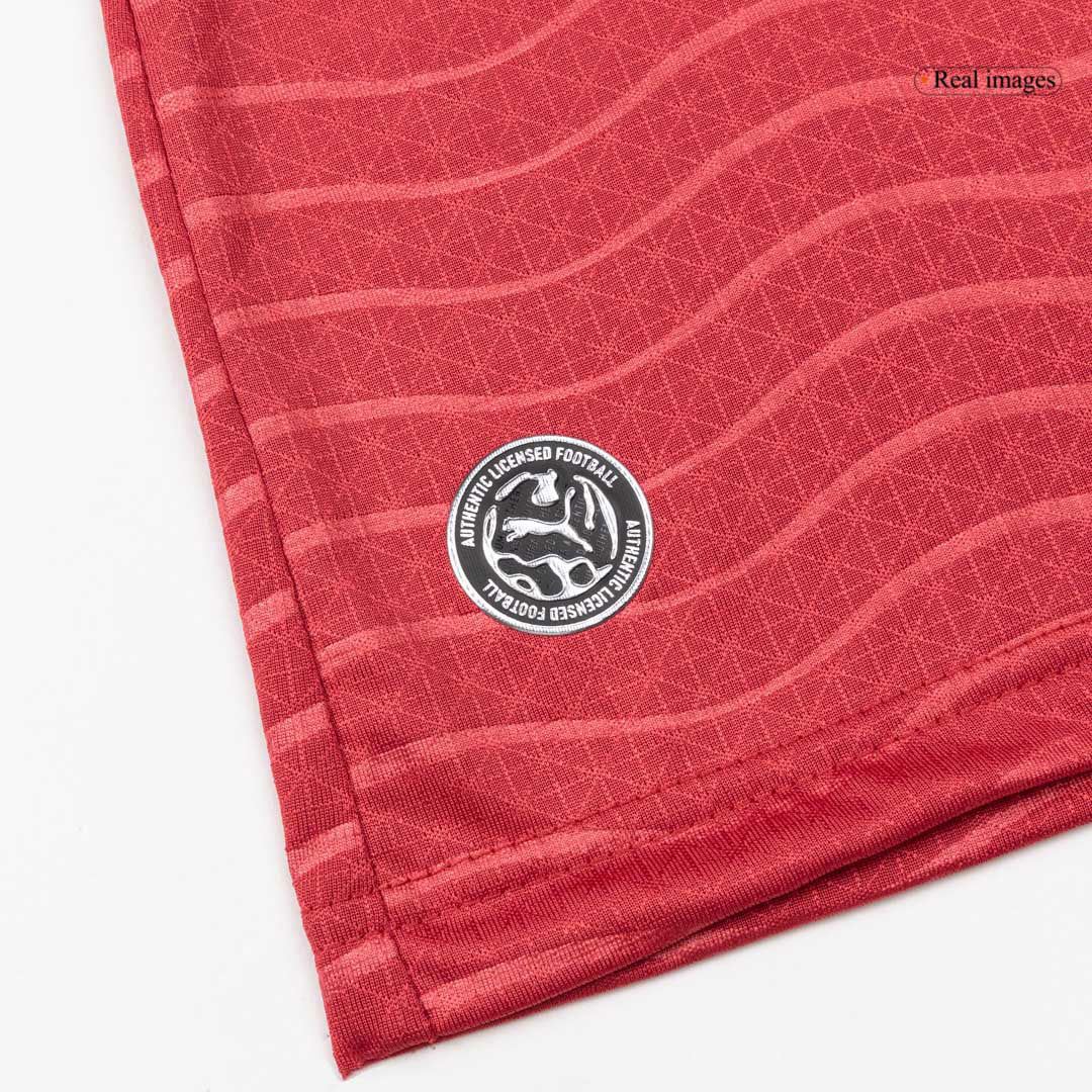 Portugal Tröja RÚBEN DIAS #4 2026 Hemma Autentisk Röd-3
