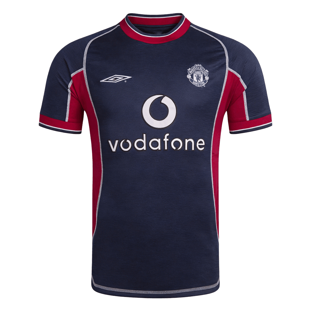 Manchester United Thirdtröja 2000/01 Retro Tröja
 Mörkblå