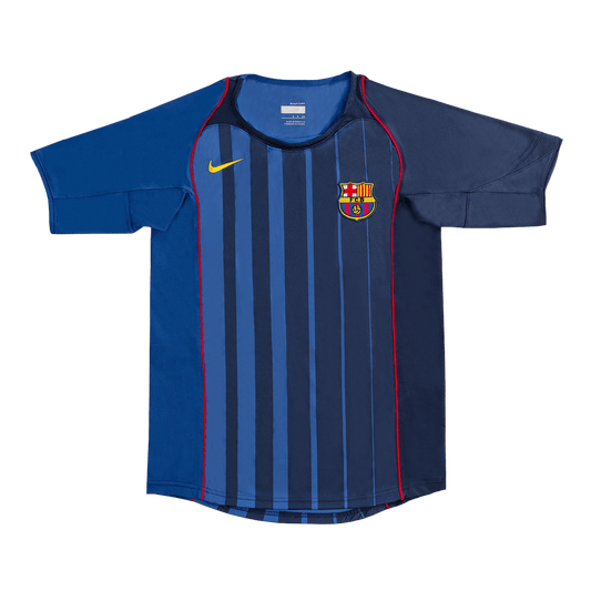 Barcelona Bortatröja 2004/05 Retro Tröja
 Blå