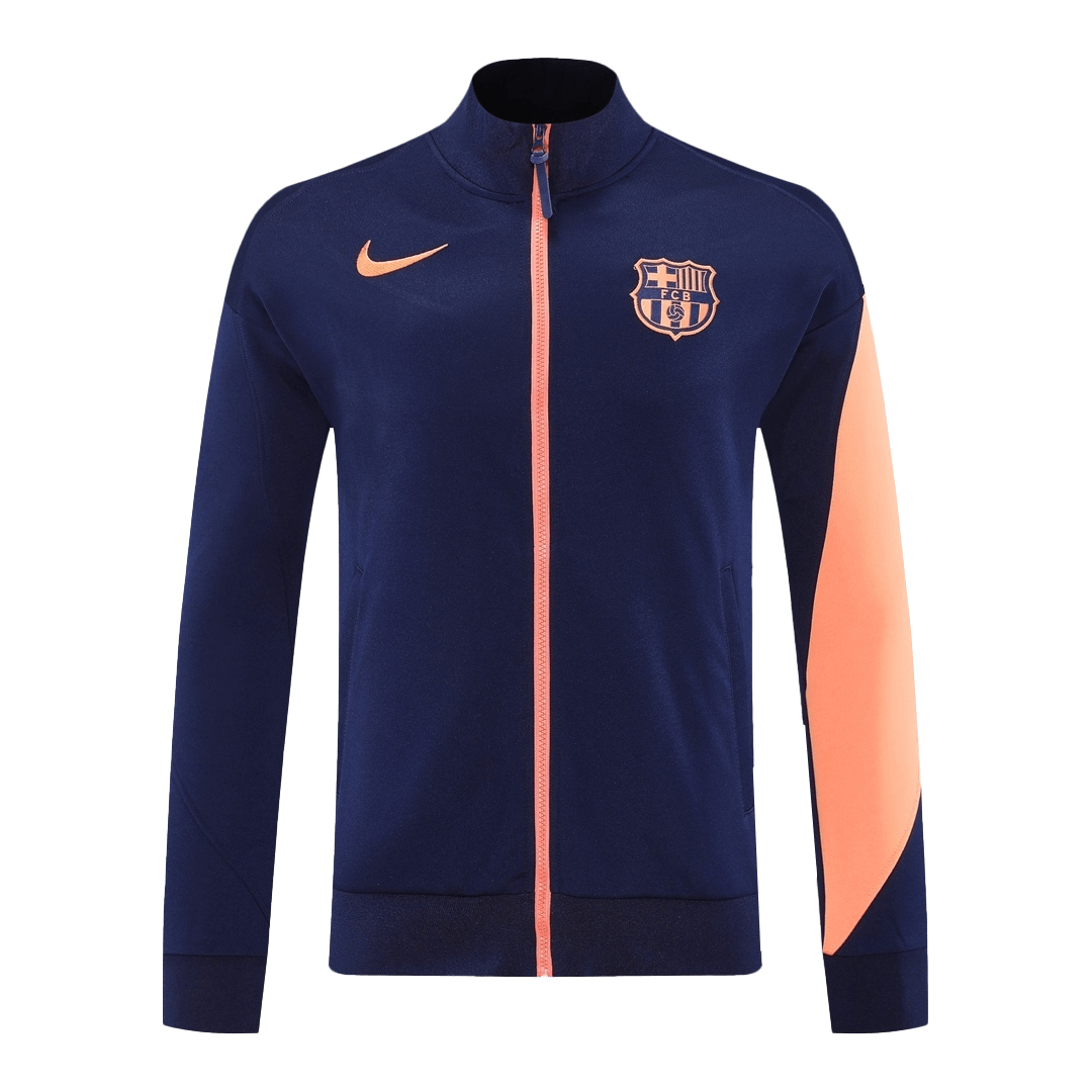 Barcelona Träningsjacka 2025/26 Marinblå & Orange