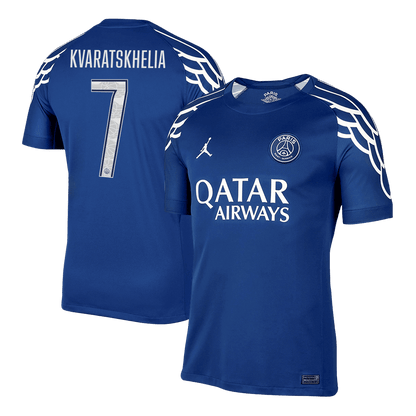 PSG Tröja KVARATSKHELIA #7 2024/25 Fourth Away Mörkblå - UCL