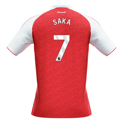 SAKA #7 Arsenal Tröja 2025/26 Hemma Premium Röd-10