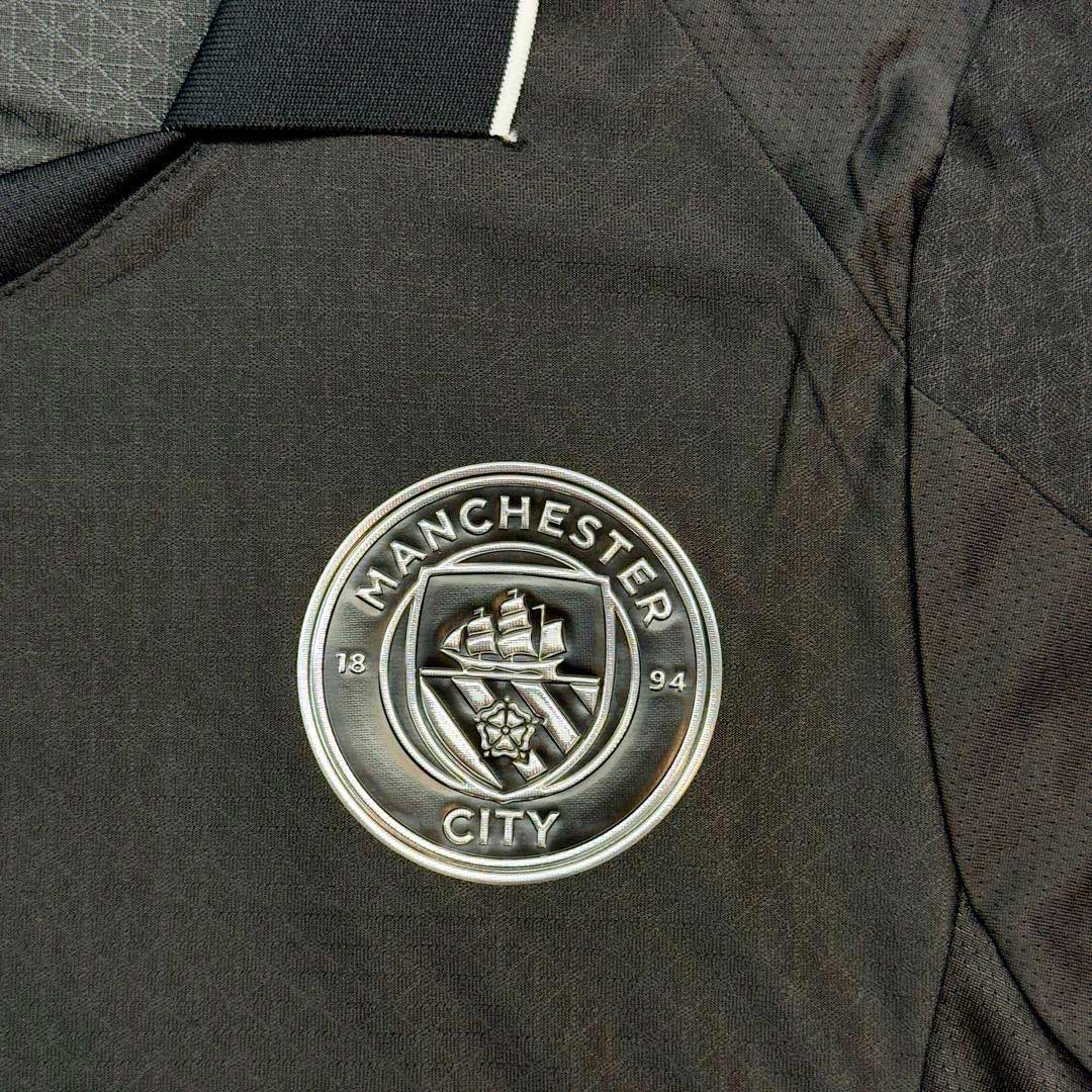 Manchester City Tröja HAALAND #9 2025/26 Borta Svart