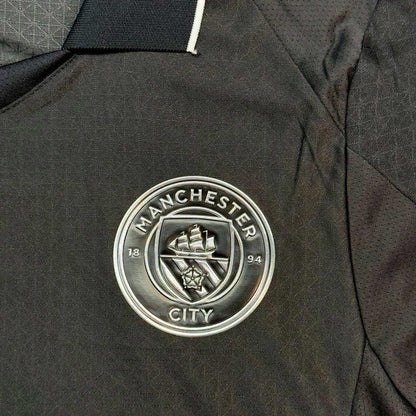Manchester City Tröja 2025/26 Borta Svart-3