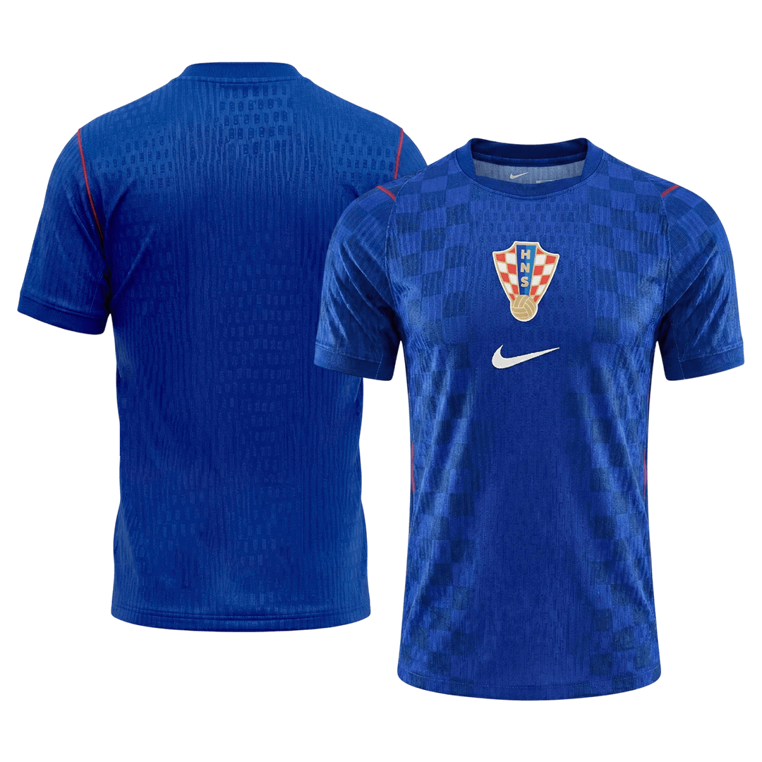 Kroatien Tröja MODRIĆ #10 2026 Borta Autentisk Blå-7