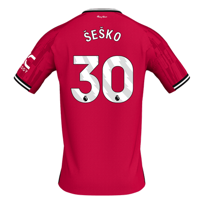 ŠEŠKO #30 Manchester United Tröja 2025/26 Hemma Premium Röd-9
