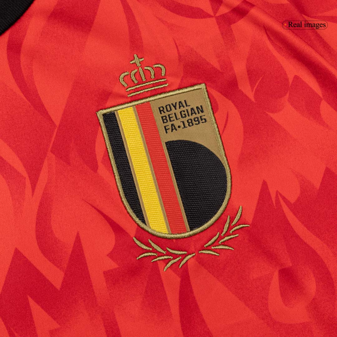 Belgien Tröja LUKAKU #9 2026 Hemma Röd-6