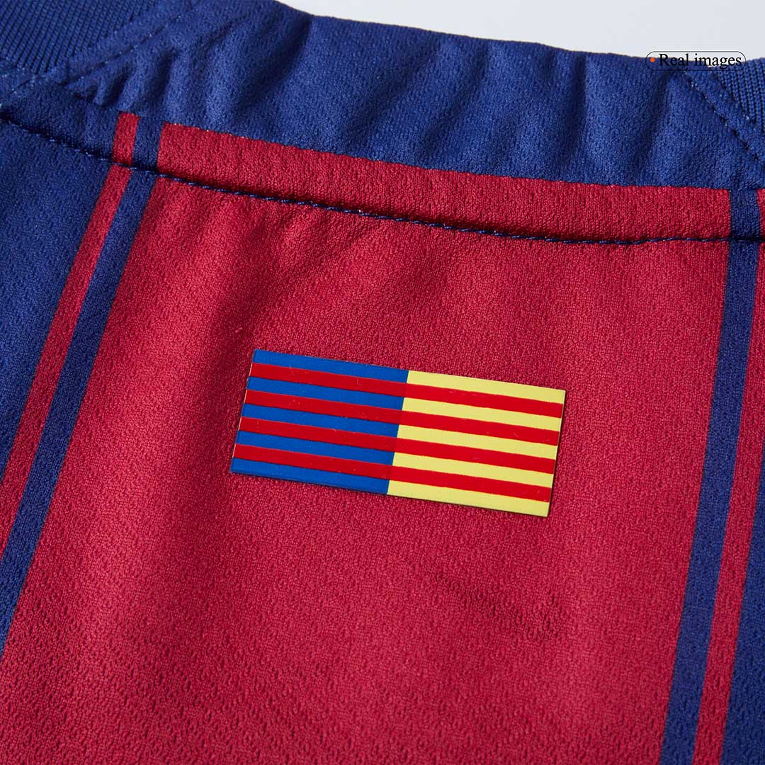 ROONY #19 Barcelona Tröja 2025/26 Hemma Premium Röd & Blå - UCL