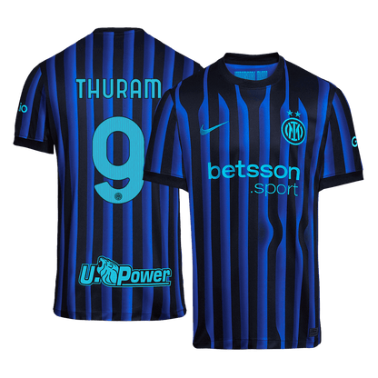 Inter Milan Tröja THURAM #9 2025/26 Hemma Blå och svart