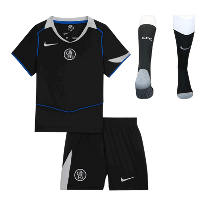 Chelsea Tröja 2025/26 Tredjeställ Svart Barn